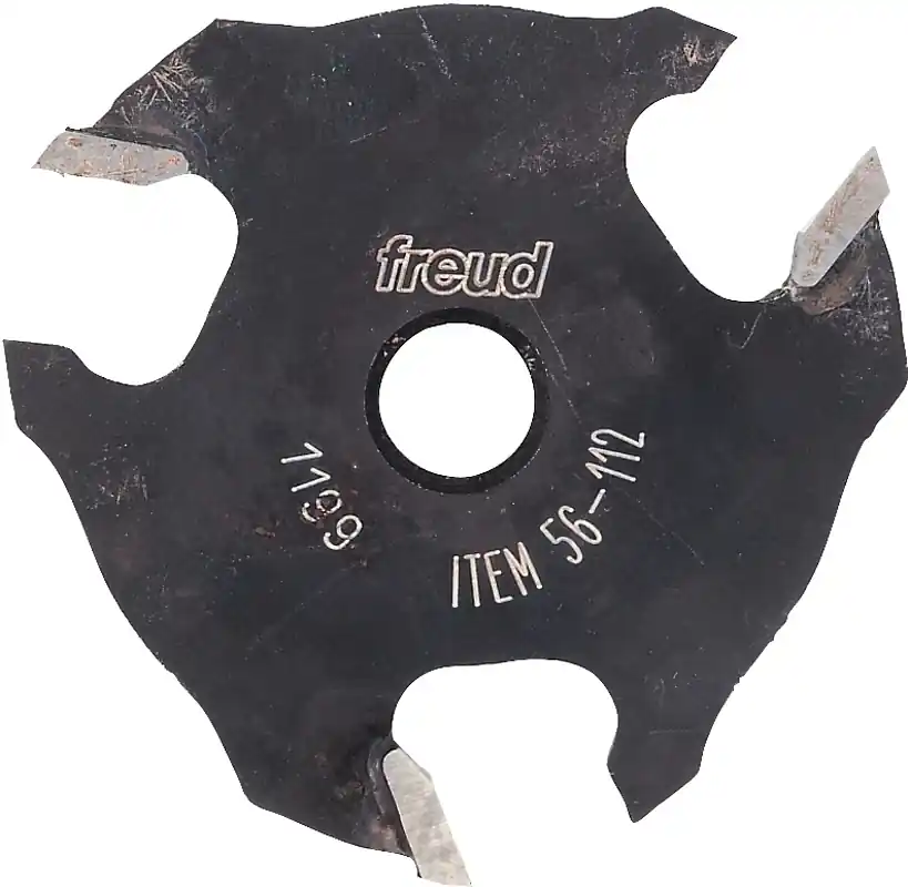 1/4 In. X 1/4 In. L Carbide Tipped Three Wing Slotting Cutter 1 Pk