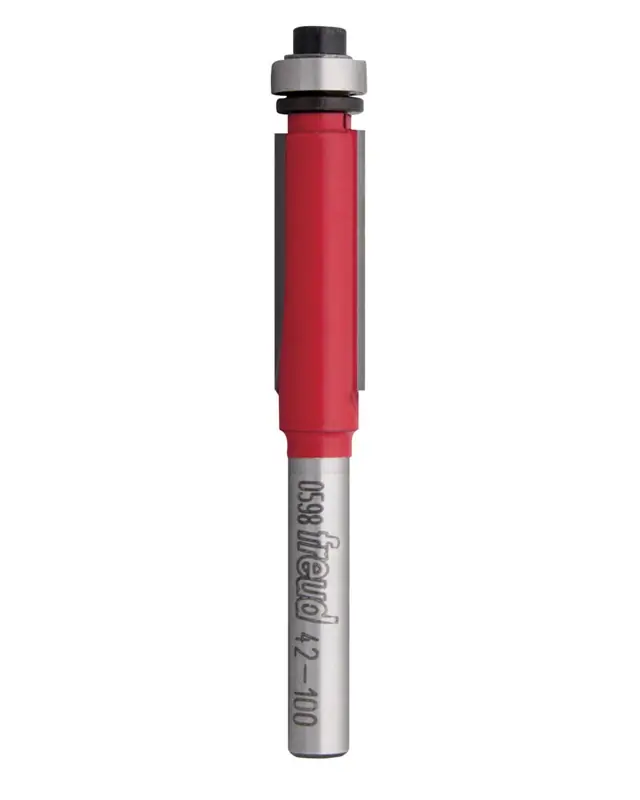3/8-in. 2-flute Flush Trim Router Bit