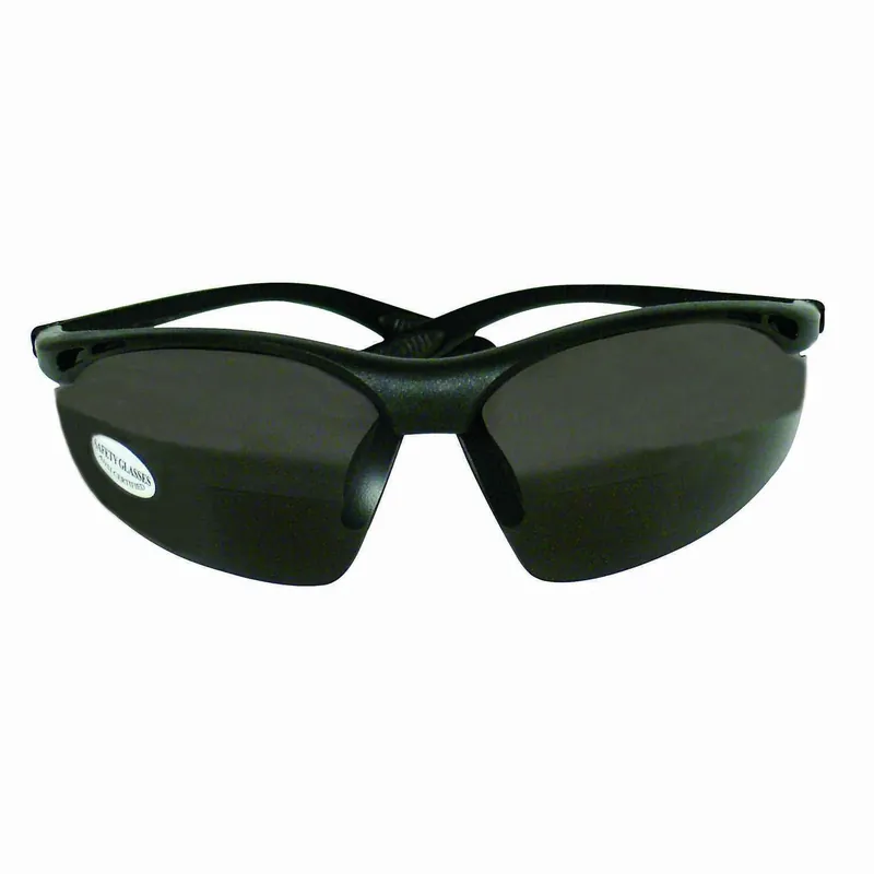 Bi-focal Safety Readers Smoke Lens Black Frame 1 Piece