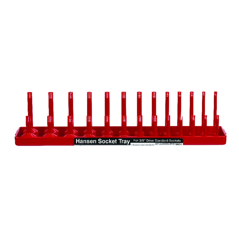 13.25 In. L X 3/8 In. Drive Sae Socket Tray - 1 Piece