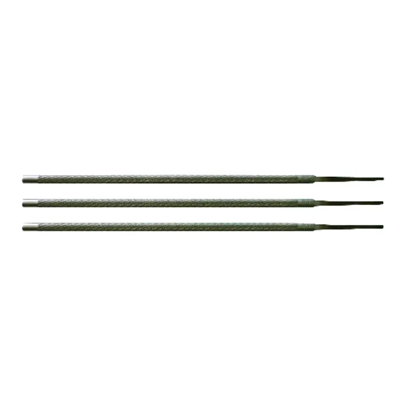 Nicholson 8 In. L High Carbon Steel Knurl Cut Chain Saw File 3 Pc
