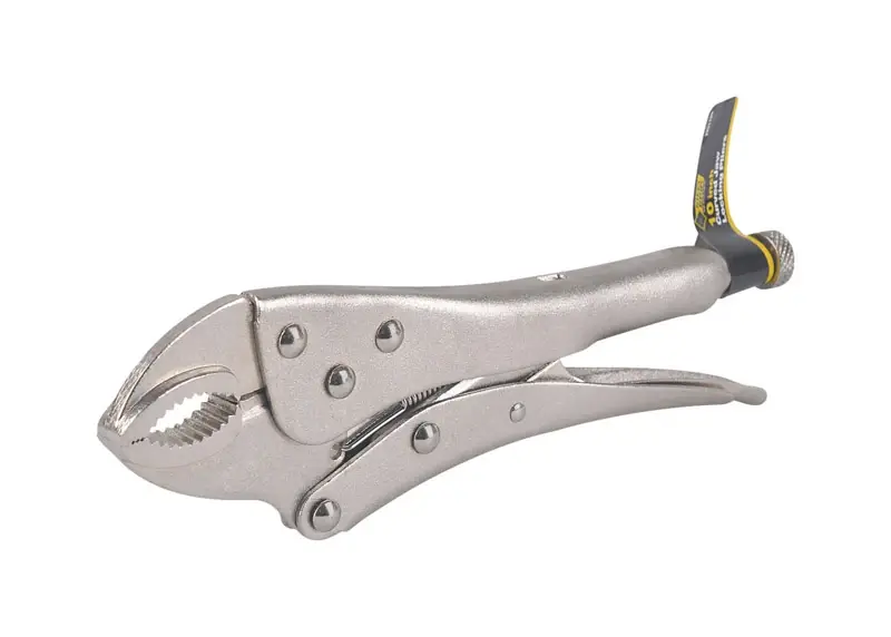10 In. Drop Forged Steel Curved Locking Pliers