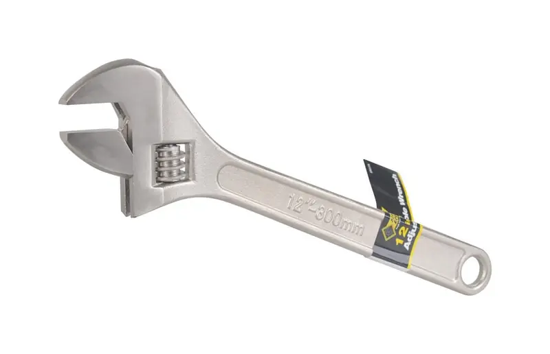 Adjustable Wrench 12 In. L 1 Pc