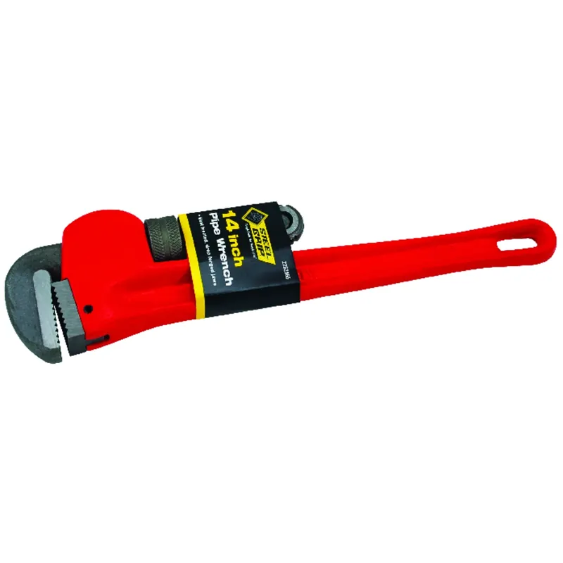 14 In. Cast Iron Pipe Wrench With Adjustable Jaw
