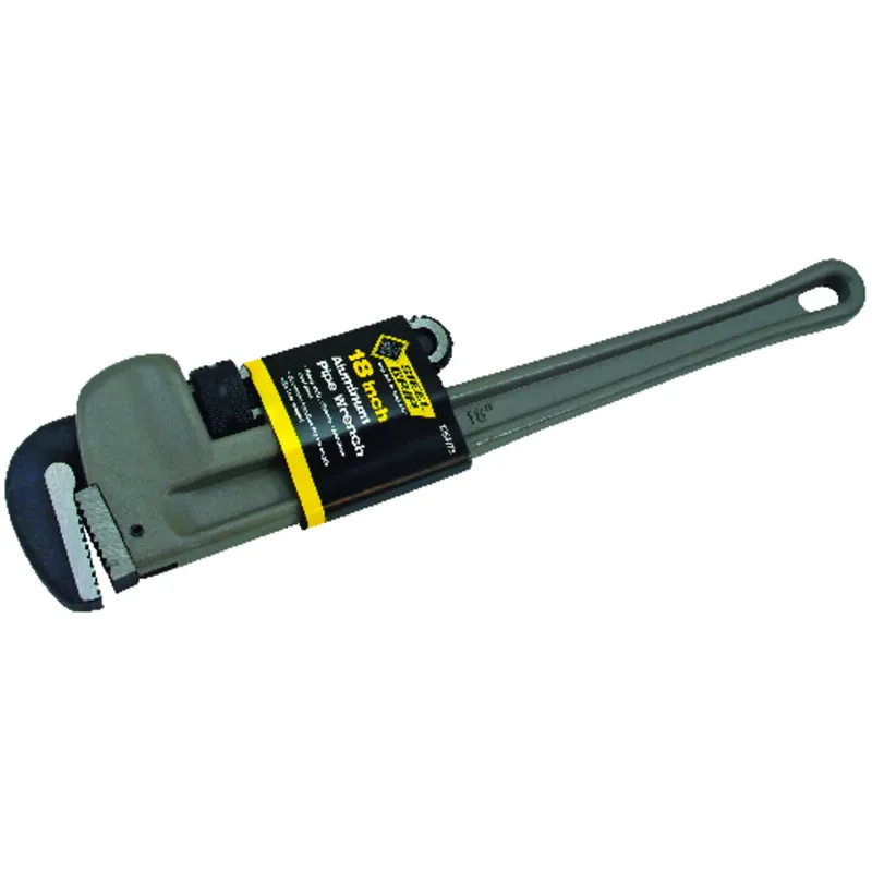 18 In. Aluminum Pipe Wrench With Adjustable Jaw