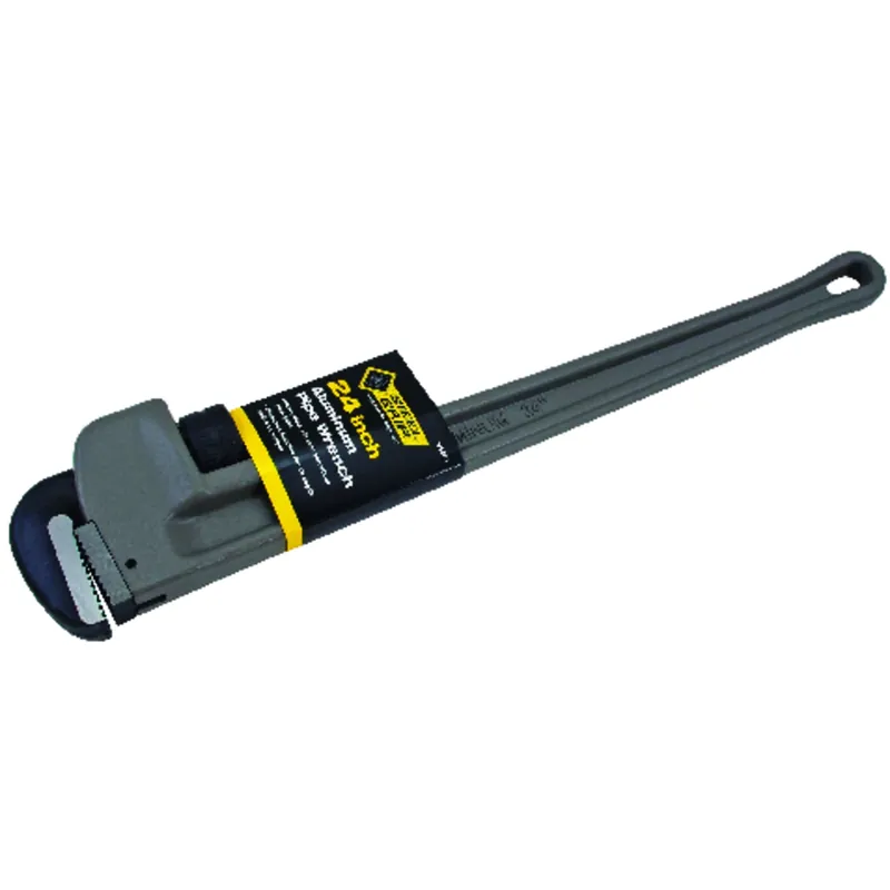 24 In. Aluminum Pipe Wrench With Adjustable Jaw