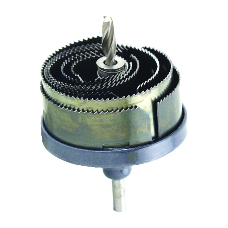 Assorted In. Steel 1 In. L X 1/4 In. D 7-in-1 Hole Saw Arbor Included