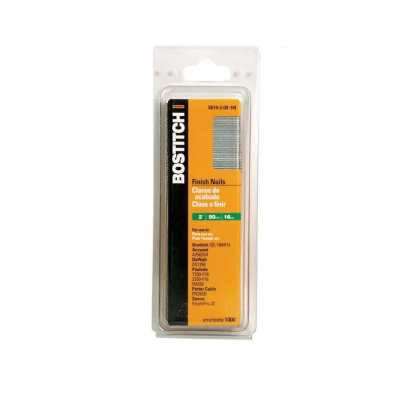 1-1/4 In. L X 16 Ga. Straight Strip Coated Finish Nails 1000 Pk