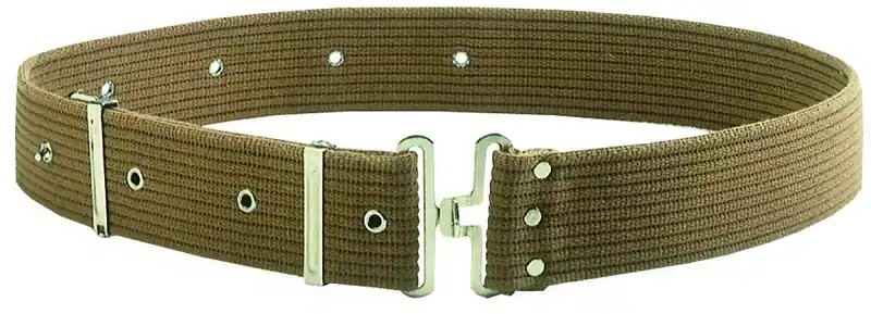 Cotton Web Work Belt, 2-1/4" Wide, Fits Waist Sizes 29" To 46"