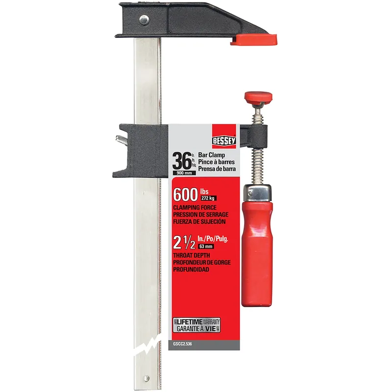 Bar Clamp, Clutch Style, 36 In.