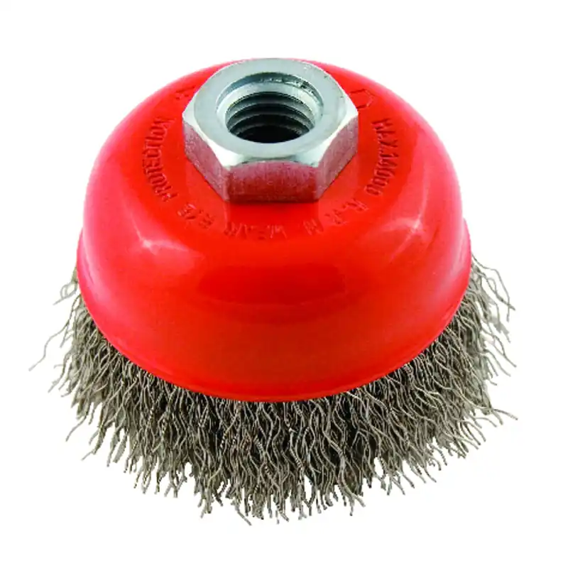 Crimped Wire Cup Brush, 2.75-in.