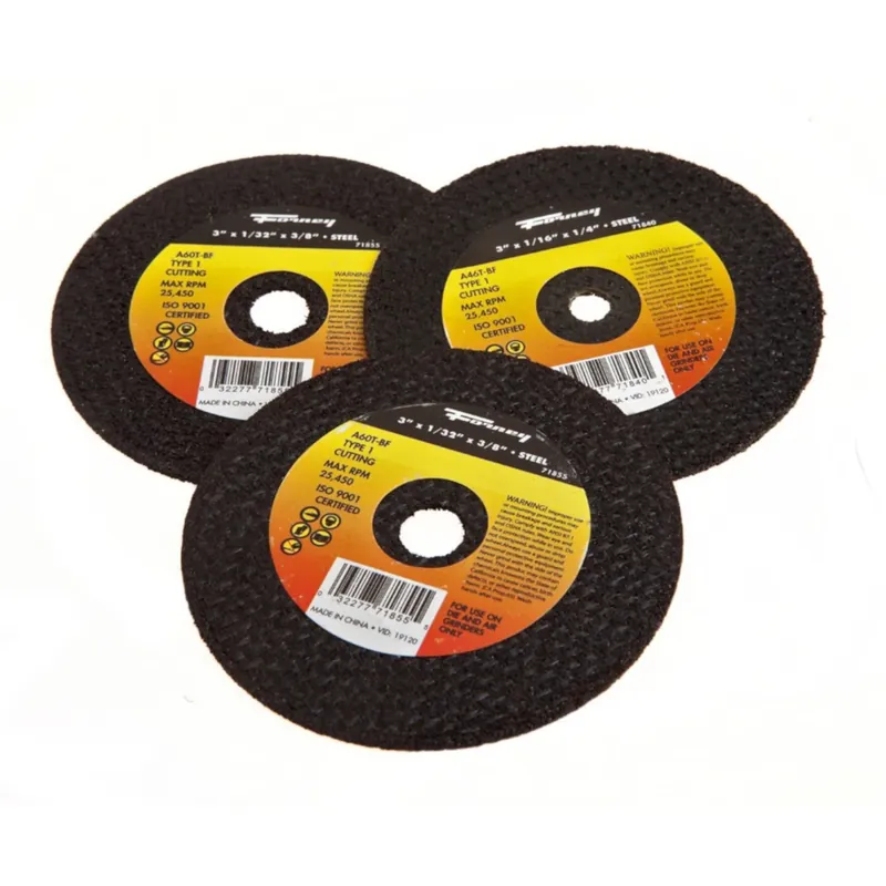 3 In. D X 7/8 In. X .040 In. Thick Aluminum Oxide Cut-off Wheel Kit 1 Pc