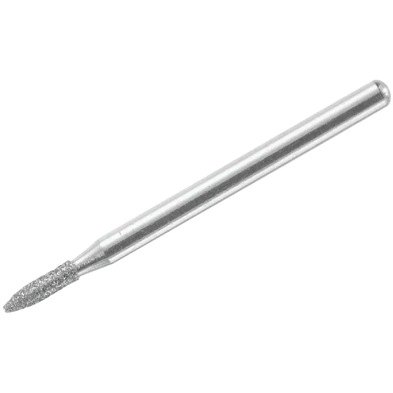 1/8 In. Diamond Coated Wheel Point Bit, 3/32 In. Length, 35000 Rpm