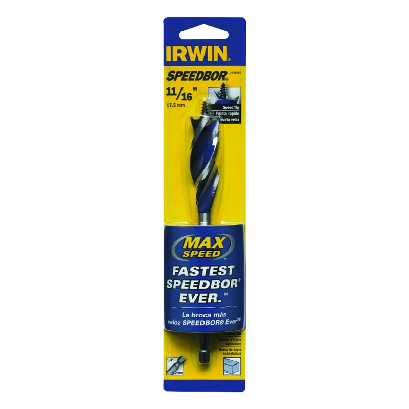 Speedbot Max Tri Flute Drill Bit, 11/16 In.