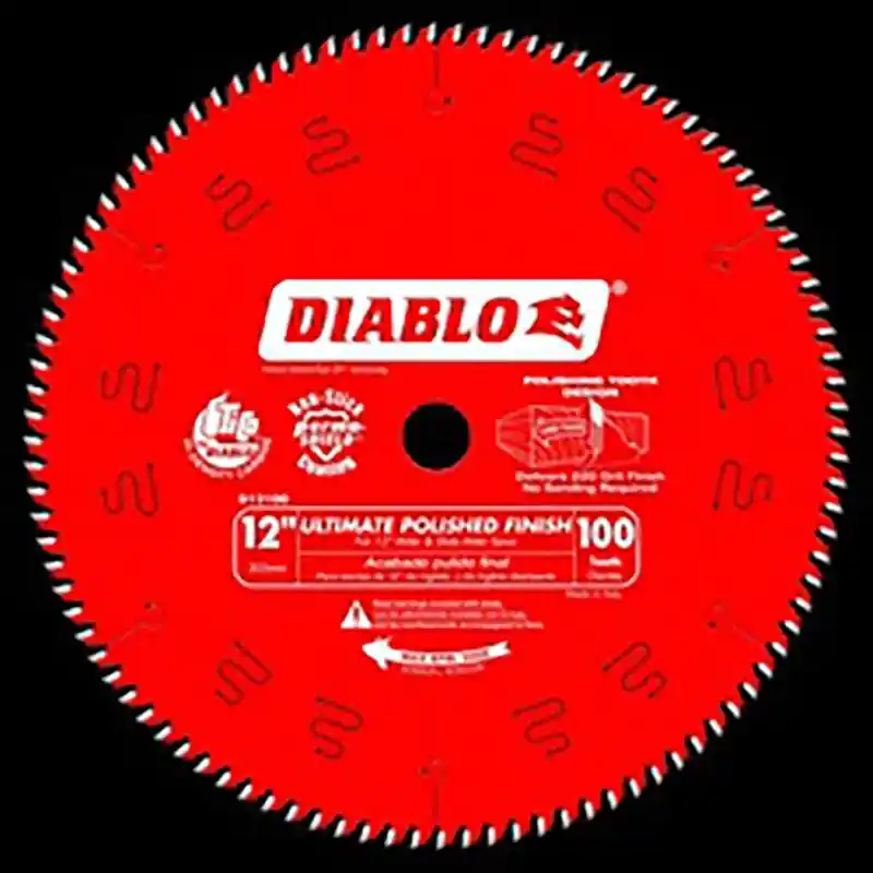 12 In. D X 1 In. Tico Hi-density Carbide Circular Saw Blade 100 Teeth 1 Pk