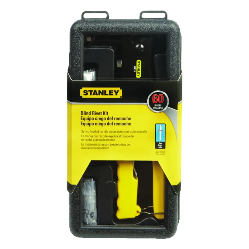 Steel Blind Rivet Tool Kit Yellow 60 Pc