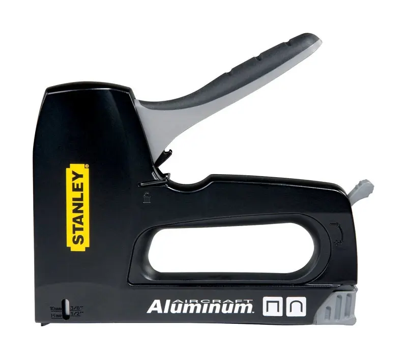 3/8 In. Flat, Round Staple Gun Tacker Ct10x