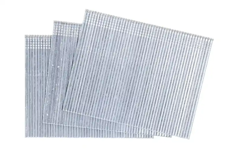 2-1/2 In. L X 16 Ga. Straight Strip Galvanized Finish Nails 20 Deg 2,000 Pk