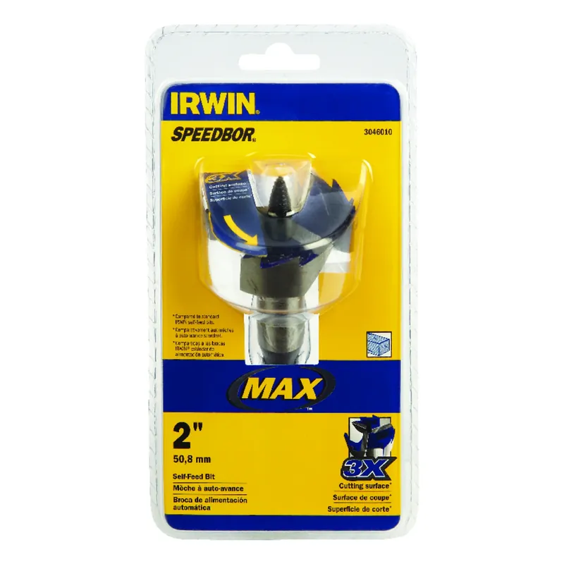 Speedbor 2 In. X 5 In. L Steel Self-feed Bit Hex Shank 1 Pk