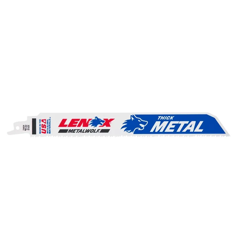 Metalwolf 9 In. Bi-metal Wave Edge Reciprocating Saw Blade 10 Tpi 2 Pk