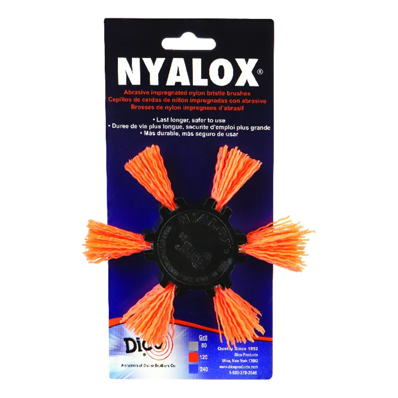 Nyalox 4 In. Coarse Flap Brush With 1/4 In. Shank - Model 7200045