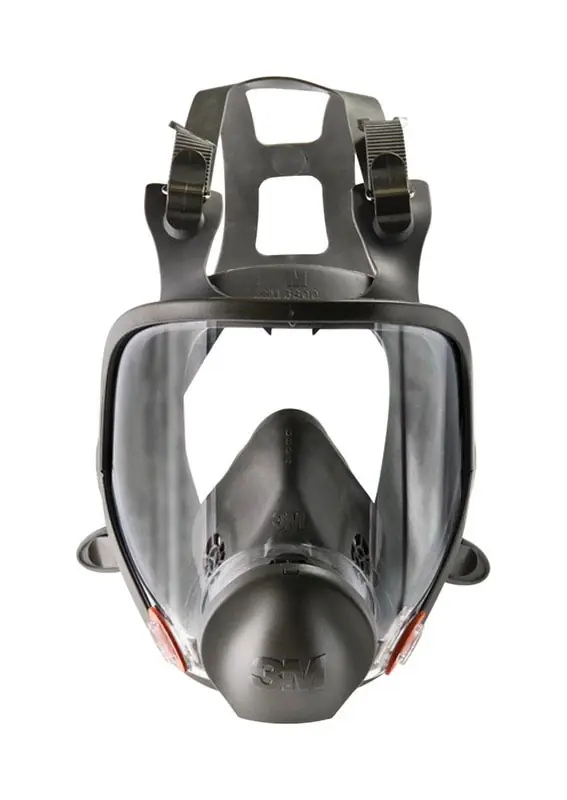 Construction Full Face Respirator Gray M 1 Pc