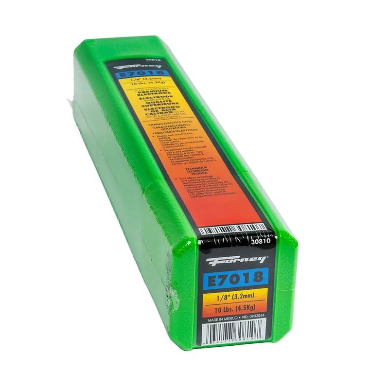 1/8 In. D X 14 In. L E7018 Mild Steel Welding Electrodes 84000 Psi 10 Lb 1 Pk