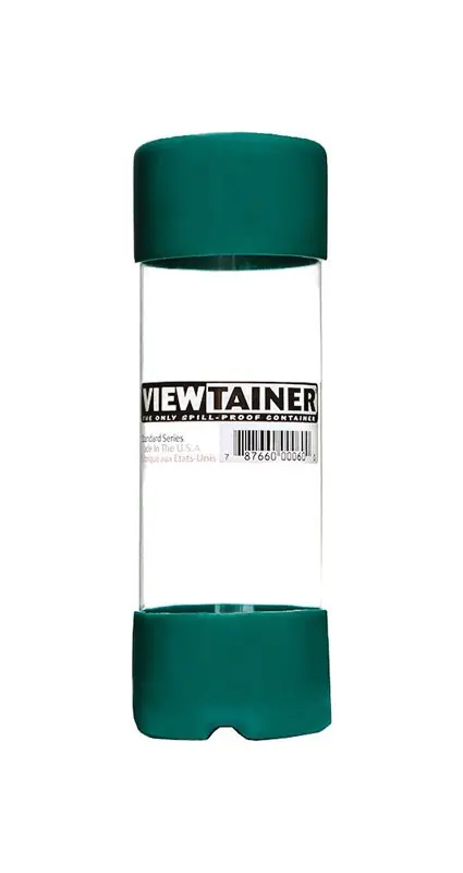 2 In. W X 6 In. H Slit Top Container Plastic Green