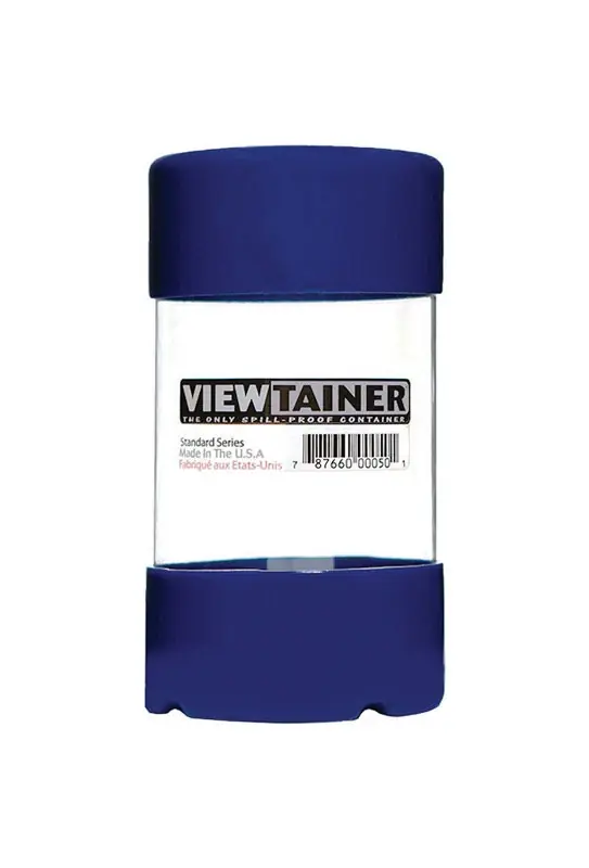 3 In. W X 5 In. H Slit Top Container Plastic Blue