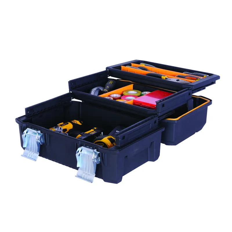 Fatmax 18 In. Cantilever Tool Box With 2 Trays - Yellow/black