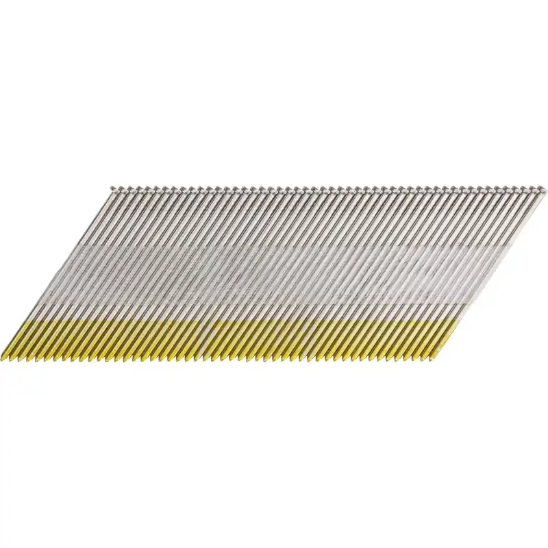 Grip-rite 2 In. L X 15 Ga. Angled Strip Electro Galvanized Finish Nails 34 Deg 1000 Pk