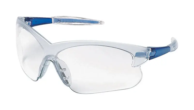 Deuce Anti‑fog Clear Lens Safety Glasses – Blue Frame