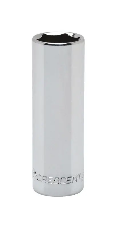 3/4 In. X 3/8 In. Drive Sae 6 Point Deep Socket - Chrome Vanadium Steel