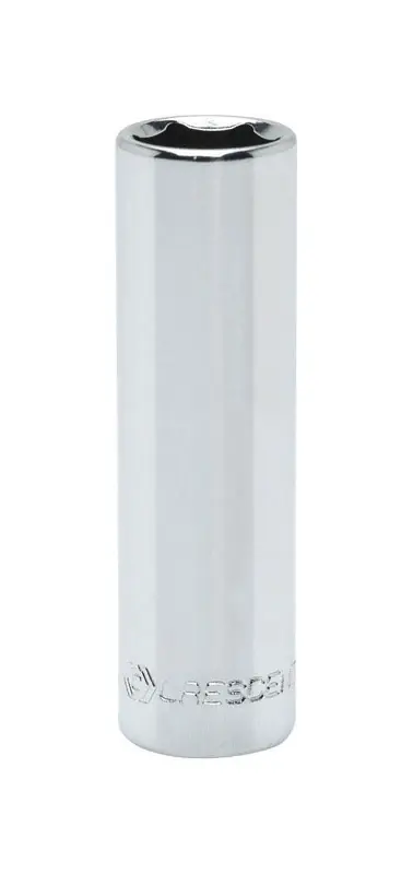 6 Mm X 1/4 In. Drive Metric 6 Point Deep Socket - Chrome Vanadium Steel
