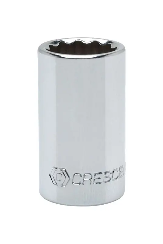15/16 In. X 1/2 In. Drive Sae 12 Point Standard Socket - Chrome Vanadium Steel