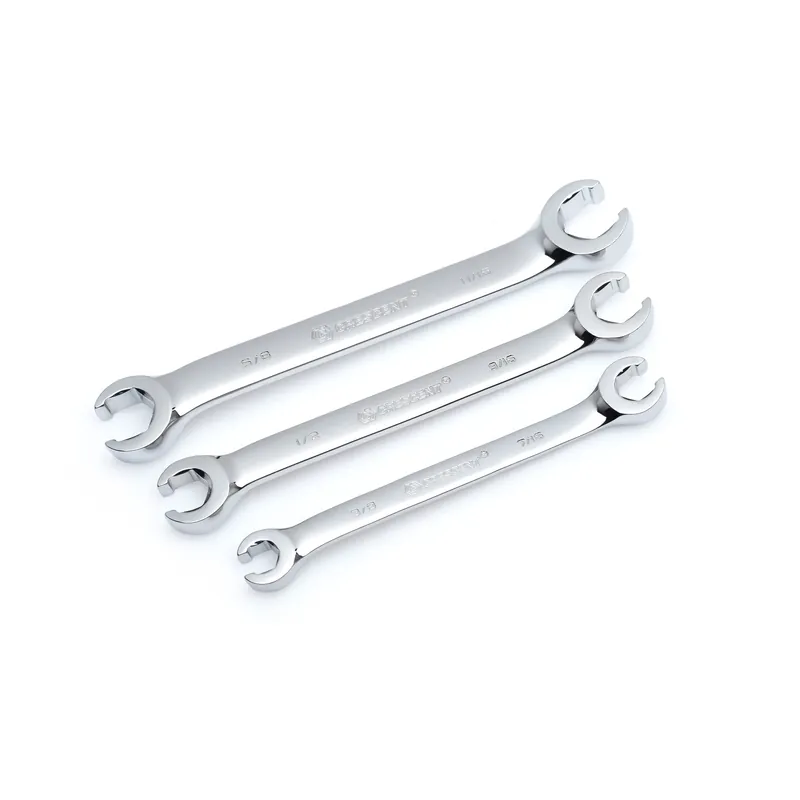 Sae Flare Nut Wrench Set 7.7 In. L 3 Pk