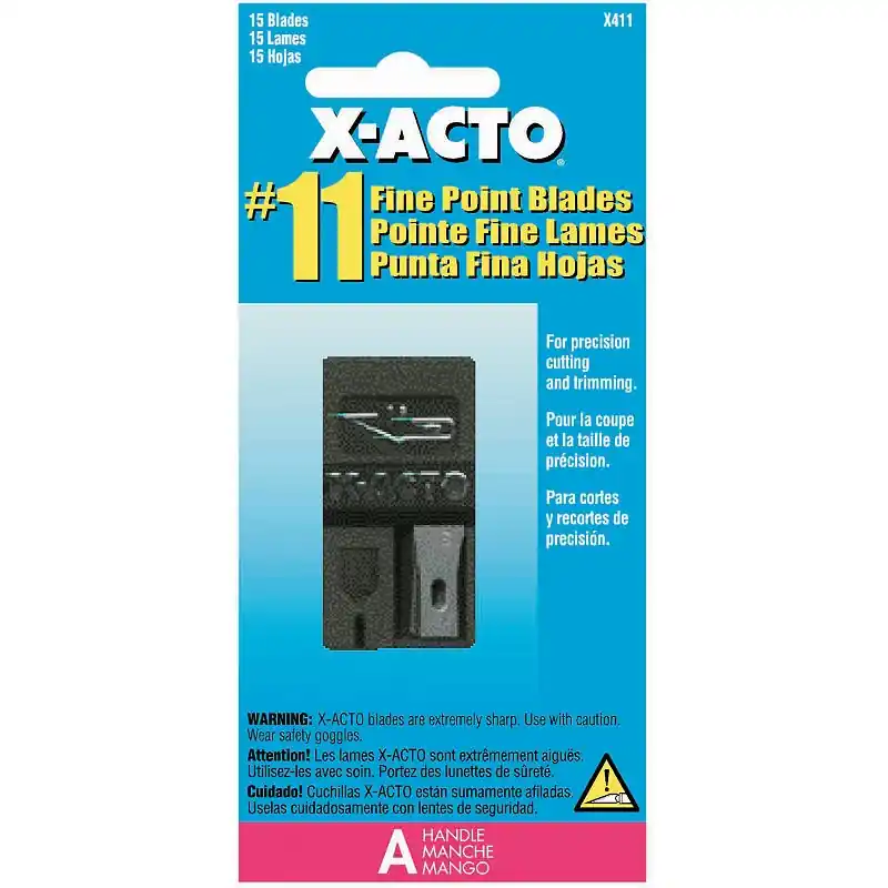 Carbon Steel Light Duty Blade Dispenser With Blades 15 Pk