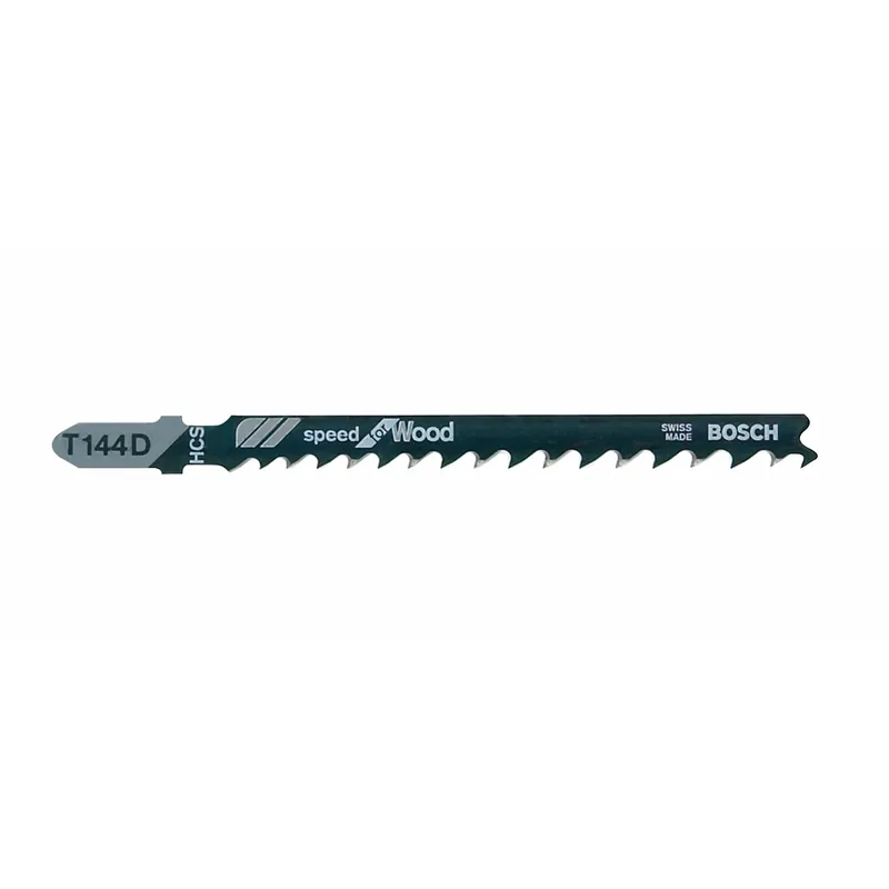 4 In. High Carbon Steel T-shank Jig Saw Blade 6 Tpi 5 Pk