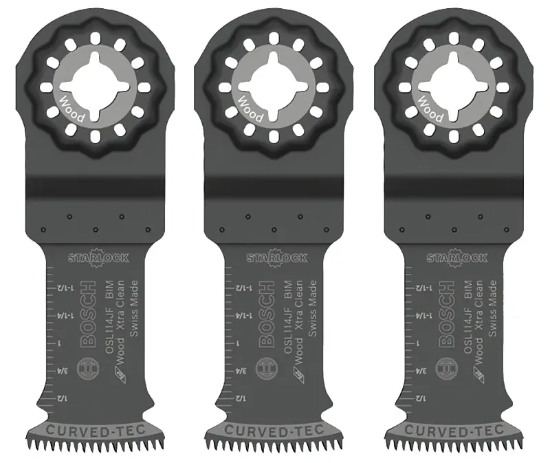 Starlock 1-1/4 In. X 4 In. L Bi-metal Plunge Blade 3 Pk