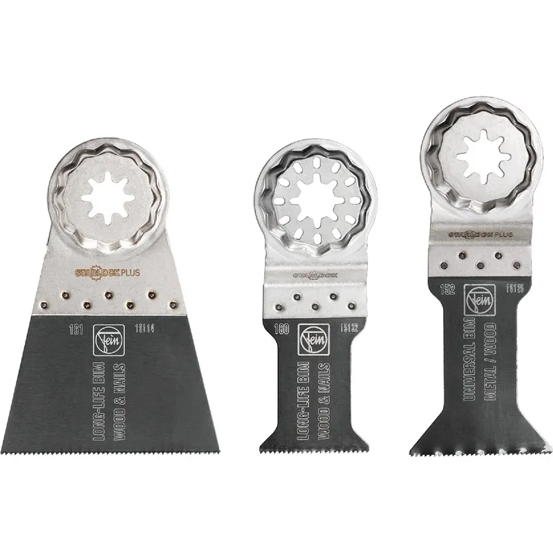 Starlockplus 1-3/8 1-3/4 2-9/16 In. X 3.8 In. L Bi-metal E-cut Saw Blade Set 3 Pk