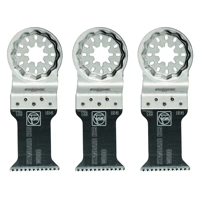 Starlock 1-3/8 In. X 1-3/8 In. L Steel E-cut Saw Blade 3 Pk