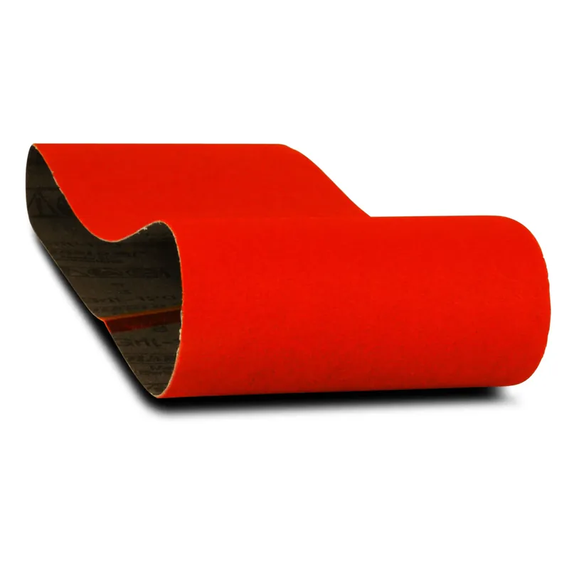 24 In. L X 4 In. W Premium Zirconium Blend Sanding Belt 120 Grit Fine 2 Pk