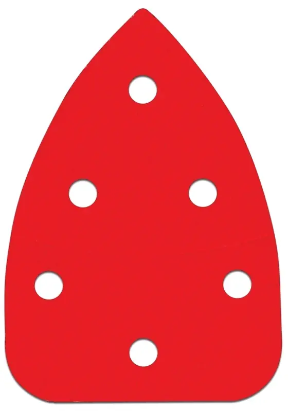 5-1/2 In. L X 3-7/8 In. W 80 Grit Aluminum Oxide Mouse Sandpaper 5 Pk