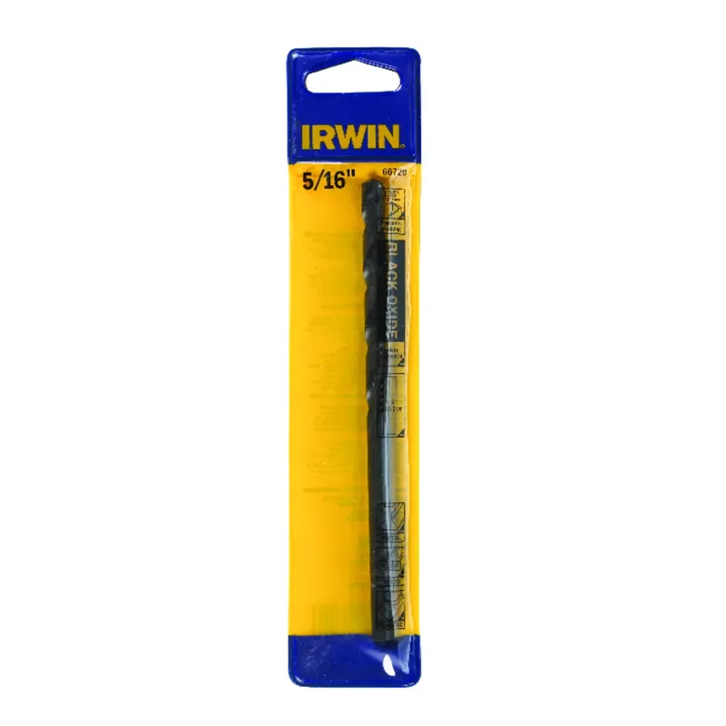 5/16 In. X 6 In. M-2 Black Oxide Extended Length Drill Bit