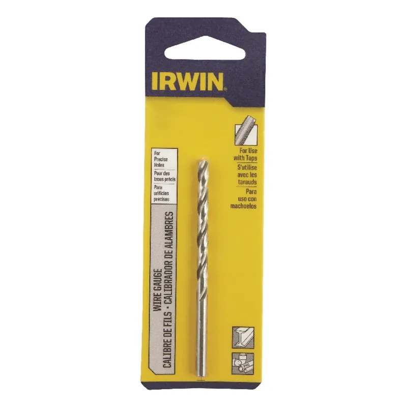 20 X 3-1/4 In. L High Speed Steel Jobber Length Wire Gauge Bit Straight Shank 1 Pk