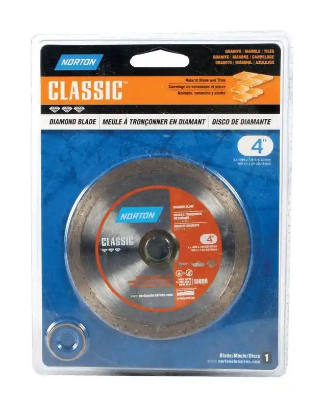 Clipper 4 In. D X 5/8 And 7/8 In. Classic Diamond Continuous Rim Blade 1 Pc