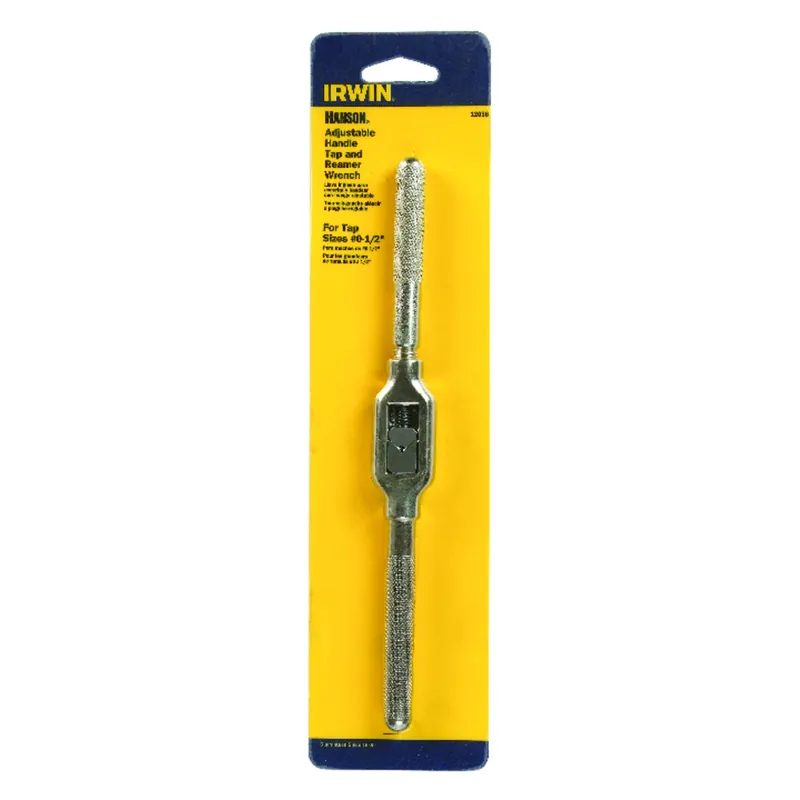 Hanson Tap Wrench, Straight Handle, 0 To 1/2 In., 3 To 12mm.