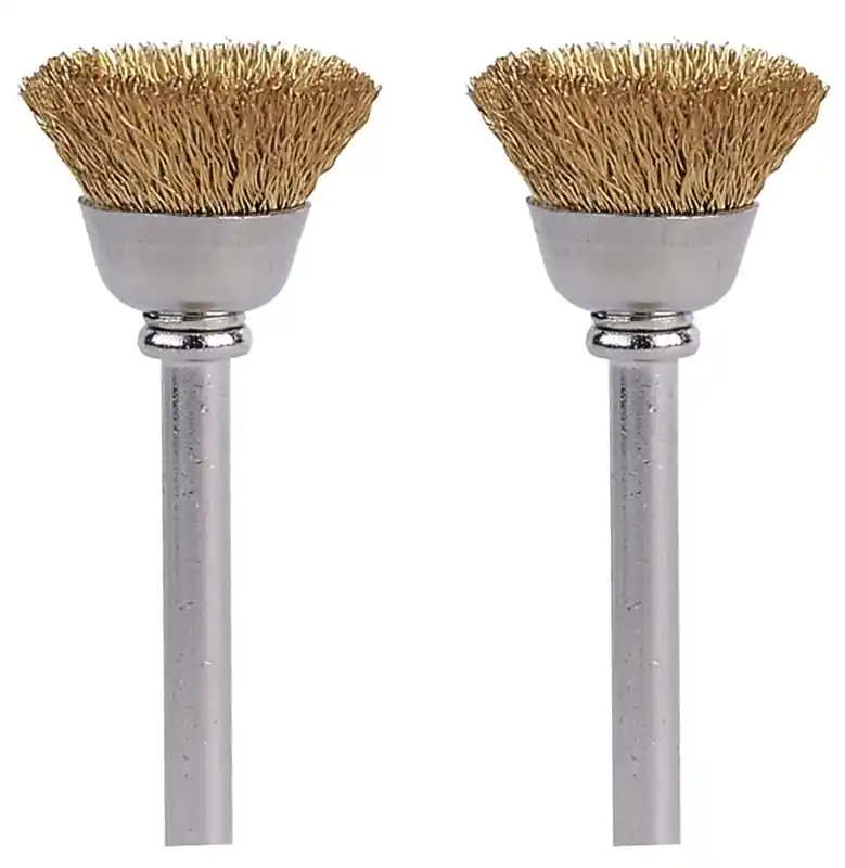 1/2 In. X 1.75 In. L Metal Brass Brush 2 Pk