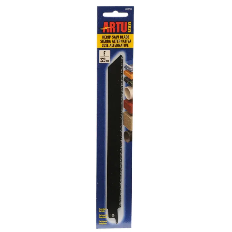 9 In. Tungsten Carbide Reciprocating Saw Blade 12 Tpi 1 Pk