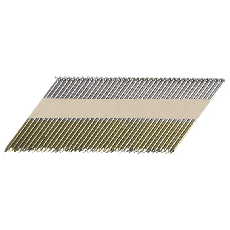 3 In. L Paper Strip Bright Framing Nails 30 Deg 2500 Pk